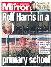 Daily Mirror () Newspaper Front Page for 6 February 2019