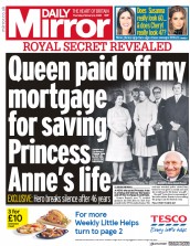 Daily Mirror () Newspaper Front Page for 6 February 2020