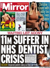 Daily Mirror () Newspaper Front Page for 6 March 2023