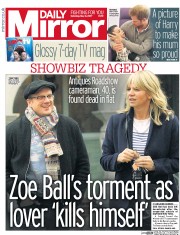 Daily Mirror () Newspaper Front Page for 6 May 2017