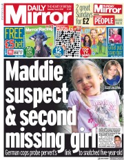 Daily Mirror () Newspaper Front Page for 6 June 2020