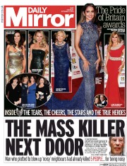 Daily Mirror () Newspaper Front Page for 7 October 2014