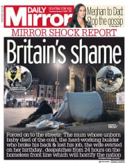 Daily Mirror () Newspaper Front Page for 7 February 2019