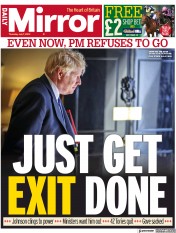 Daily Mirror () Newspaper Front Page for 7 July 2022