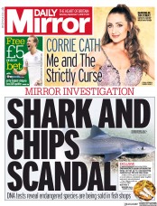 Daily Mirror () Newspaper Front Page for 7 September 2019