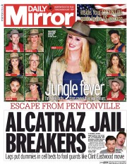 Daily Mirror () Newspaper Front Page for 8 November 2016
