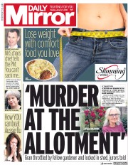Daily Mirror () Newspaper Front Page for 9 January 2018