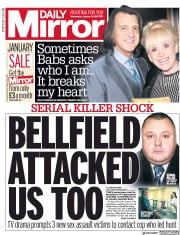 Daily Mirror () Newspaper Front Page for 9 January 2019