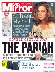 Daily Mirror () Newspaper Front Page for 9 August 2018