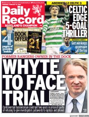 Daily Record () Newspaper Front Page for 10 February 2022