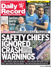 Daily Record () Newspaper Front Page for 11 March 2022