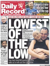 Daily Record () Newspaper Front Page for 13 March 2023