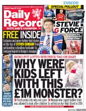 Daily Record () Newspaper Front Page for 18 February 2021