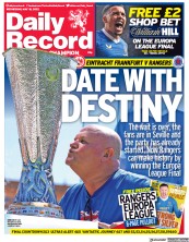 Daily Record () Newspaper Front Page for 18 May 2022