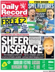 Daily Record () Newspaper Front Page for 18 June 2022