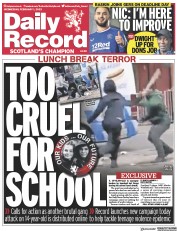 Daily Record () Newspaper Front Page for 1 February 2023