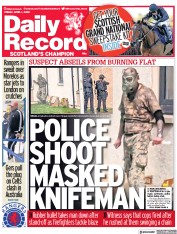Daily Record () Newspaper Front Page for 1 April 2022