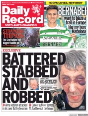 Daily Record () Newspaper Front Page for 1 July 2022