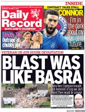 Daily Record () Newspaper Front Page for 21 October 2021