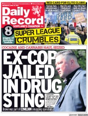 Daily Record () Newspaper Front Page for 21 April 2021