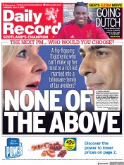 Daily Record () Newspaper Front Page for 21 July 2022
