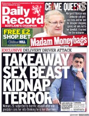 Daily Record () Newspaper Front Page for 22 February 2022