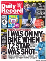 Daily Record () Newspaper Front Page for 22 April 2021