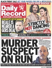 Daily Record () Newspaper Front Page for 23 November 2022