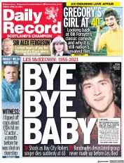 Daily Record () Newspaper Front Page for 23 April 2021