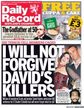 Daily Record () Newspaper Front Page for 23 August 2022