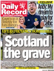 Daily Record () Newspaper Front Page for 23 September 2022