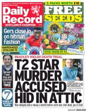Daily Record () Newspaper Front Page for 24 April 2021