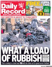Daily Record () Newspaper Front Page for 24 August 2022