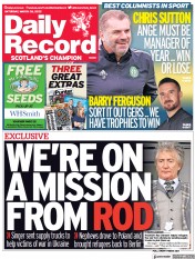 Daily Record () Newspaper Front Page for 26 March 2022