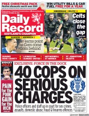 Daily Record () Newspaper Front Page for 28 October 2021