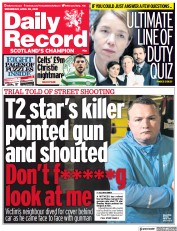 Daily Record () Newspaper Front Page for 28 April 2021