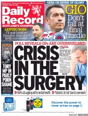 Daily Record () Newspaper Front Page for 28 April 2022