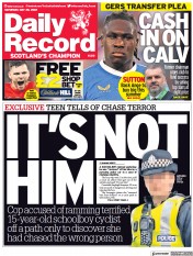 Daily Record () Newspaper Front Page for 28 May 2022