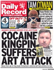 Daily Record () Newspaper Front Page for 29 April 2021