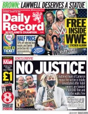 Daily Record () Newspaper Front Page for 30 January 2021