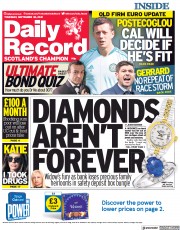 Daily Record () Newspaper Front Page for 30 September 2021