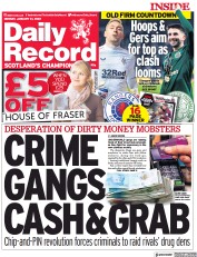 Daily Record () Newspaper Front Page for 31 January 2022
