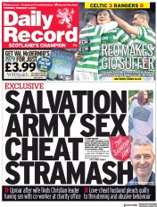Daily Record () Newspaper Front Page for 3 February 2022