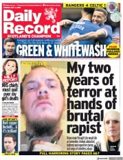 Daily Record () Newspaper Front Page for 3 May 2021