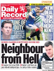 Daily Record () Newspaper Front Page for 4 May 2021