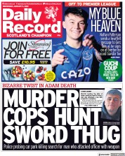 Daily Record () Newspaper Front Page for 5 January 2022