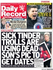 Daily Record () Newspaper Front Page for 5 May 2021