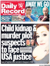 Daily Record () Newspaper Front Page for 6 October 2021