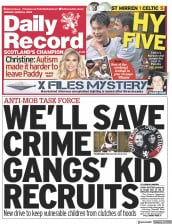 Daily Record () Newspaper Front Page for 6 March 2023
