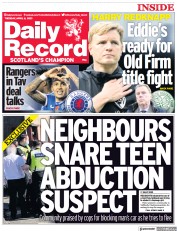 Daily Record () Newspaper Front Page for 6 April 2021